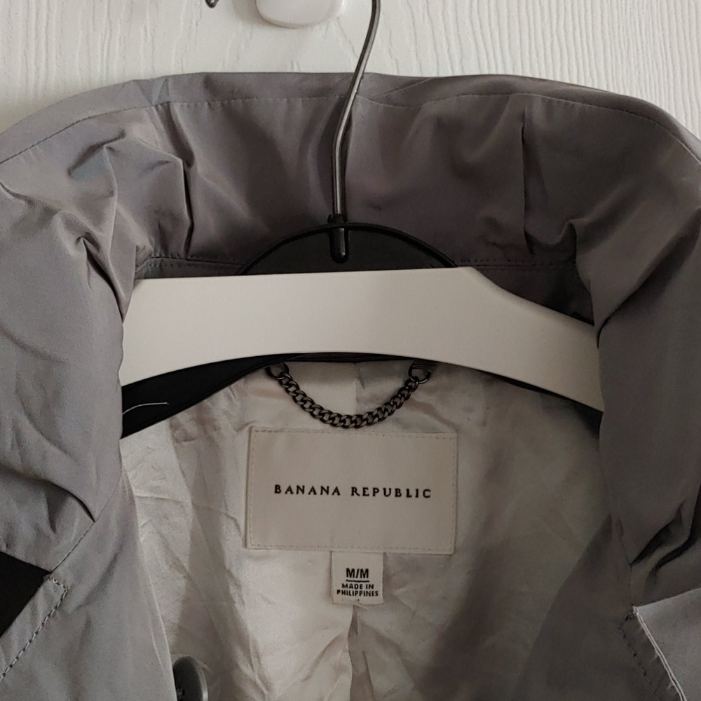🔥Price Drop🔥🎉HP🎉 Banana Republic Belted Trench Coat - Picture 6 of 9